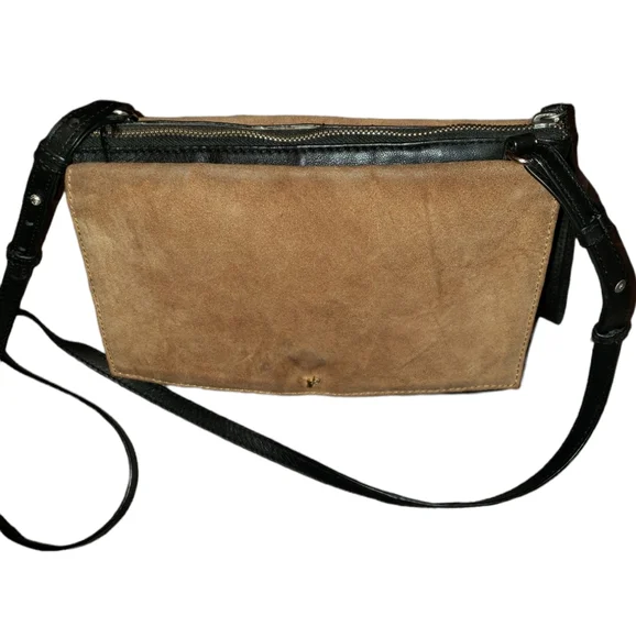 Zara Suede Leather Envelope Crossbody - Picture 4 of 8